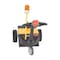 Vestil ELECTRIC POWERED TUGGER HVY DUTY 3K PULL CAP E-TUG-HD-30 - alternate 4